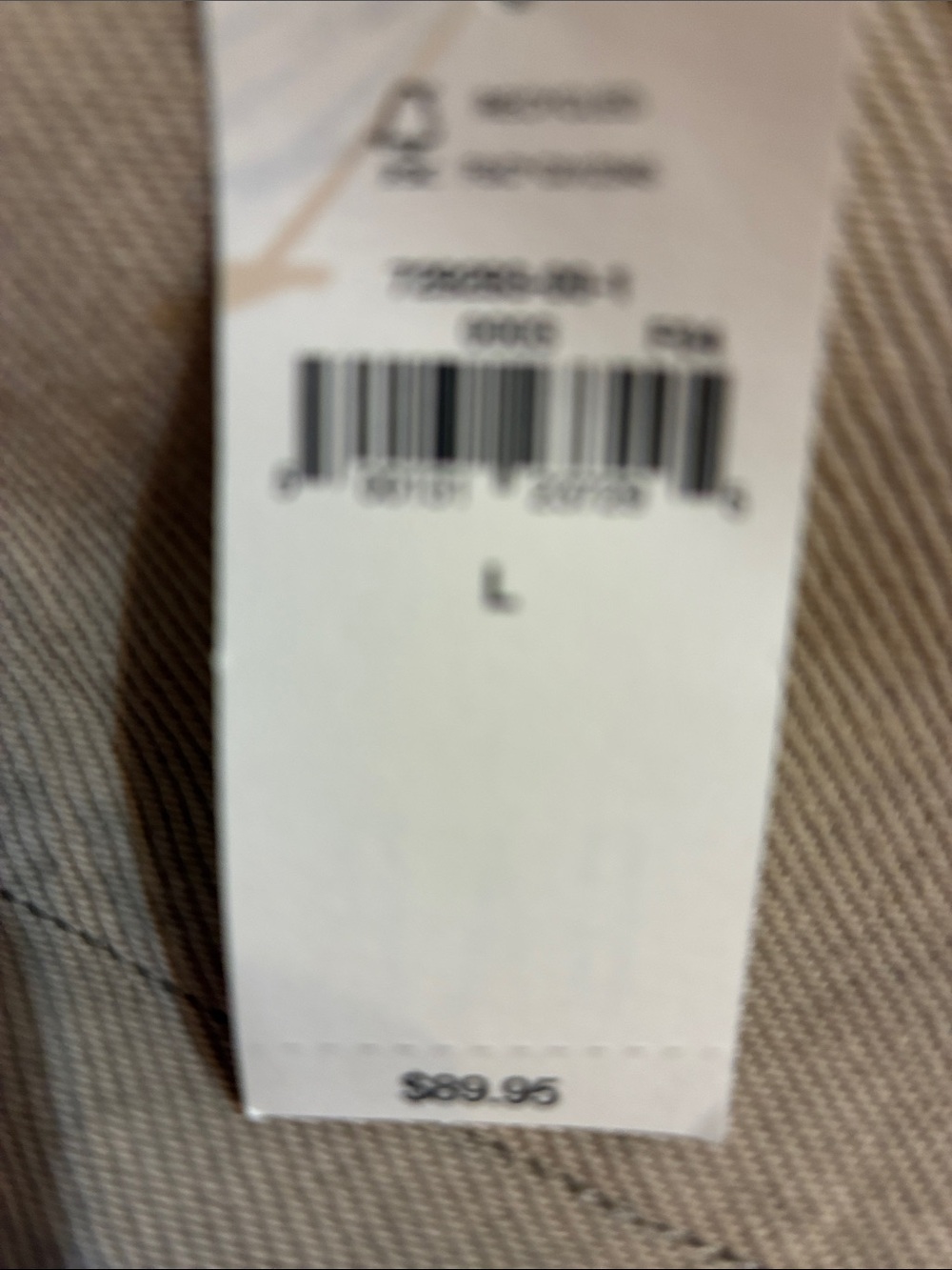 GAP Men's Canvas Shirt Jacket in Beige Size large 2026 collection NWT - Picture 3 of 15